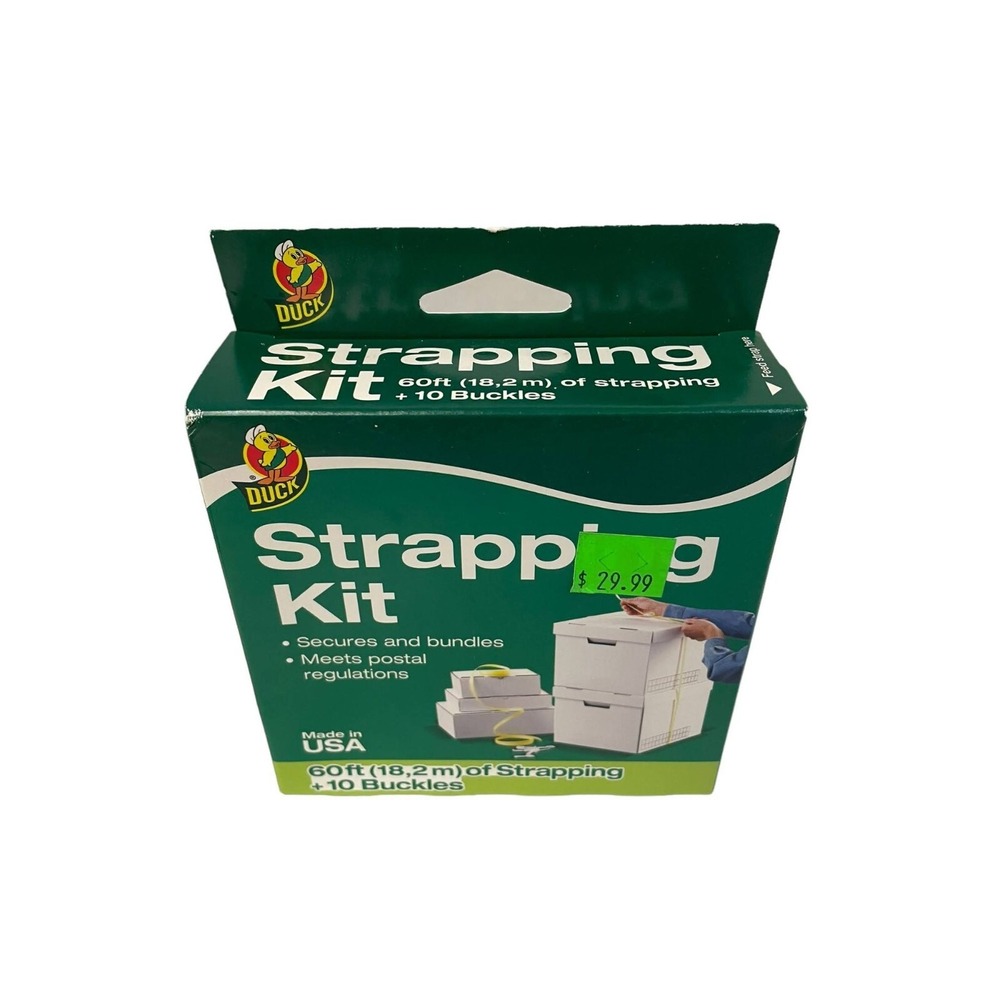 Duck Strapping Kit Unisex OS Yellow 60ft Strapping 10 Buckles 1053442 USA Made